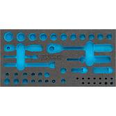 HAZET 2komponentní vložka z měkké pěny 163-349L ∙ d x š: 342 mm x 172 mm