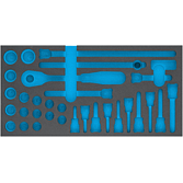 HAZET 2komponentní vložka z měkké pěny 163-352L ∙ d x š: 342 mm x 172 mm