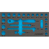 HAZET 2komponentní vložka z měkké pěny 163-353L ∙ d x š: 342 mm x 172 mm