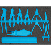 HAZET 2komponentn&iacute; vložka z měkk&eacute; pěny 163-370L ∙ d x &scaron;: 519 mm x 392 mm