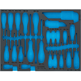 HAZET 2komponentn&iacute; vložka z měkk&eacute; pěny 163-373LN ∙ d x &scaron;: 519 mm x 392 mm