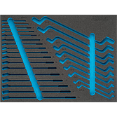 HAZET 2komponentn&iacute; vložka z měkk&eacute; pěny 163-374L ∙ d x &scaron;: 519 mm x 392 mm