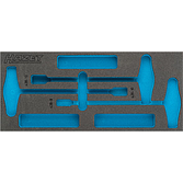 HAZET 2komponentn&iacute; vložka z měkk&eacute; pěny 163-382L ∙ d x &scaron;: 392 mm x 172 mm