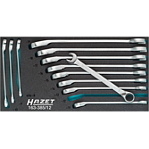 HAZET Sada ráčnových očkoplochých klíčů 163-385/12 ∙ Vnější dvojitý šestihran trakční profil ∙ 12-dílný ∙ 8 – 19
