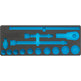 HAZET 2komponentní vložka z měkké pěny 163-396L ∙ d x š: 570 mm x 220 mm