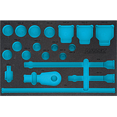 HAZET 2komponentn&iacute; vložka z měkk&eacute; pěny 163-406L ∙ d x &scaron;: 519 mm x 342 mm