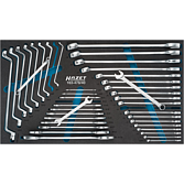 HAZET Sada šroubovacích klíčů 163-478/40 ∙ Vnější dvojitý šestihran trakční profil, Profil vnější šestihran ∙ 40-dílný ∙ 6 x 7 – 34 x 36