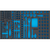 HAZET 2komponentní vložka z měkké pěny 163-481LN ∙ d x š: 691 mm x 392 mm