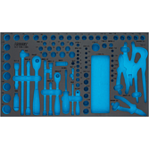 HAZET 2komponentní vložka z měkké pěny 163-508LN ∙ d x š: 691 mm x 392 mm