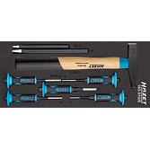 HAZET Sada vytloukačů závlaček 163-510/8 ∙ 8-dílný