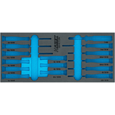 HAZET 2komponentn&iacute; vložka z měkk&eacute; pěny 163-517LN ∙ d x &scaron;: 392 mm x 172 mm