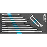 HAZET Sada oboustranných plochých klíčů 163-519/12 ∙ Profil vnější šestihran ∙ 12-dílný ∙ 6 – 36