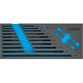 HAZET 2komponentn&iacute; vložka z měkk&eacute; pěny 163-519L ∙ d x &scaron;: 392 mm x 172 mm