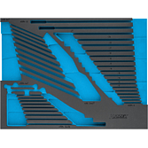 HAZET 2komponentn&iacute; vložka z měkk&eacute; pěny 163-525L ∙ d x &scaron;: 519 mm x 392 mm