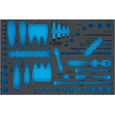 HAZET 2komponentn&iacute; vložka z měkk&eacute; pěny 163-53LN ∙ d x &scaron;: 519 mm x 342 mm