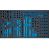 HAZET 2komponentní vložka z měkké pěny 163-549LN ∙ d x š: 691 mm x 392 mm