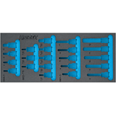 HAZET 2komponentn&iacute; vložka z měkk&eacute; pěny 163-571L ∙ d x &scaron;: 392 mm x 172 mm