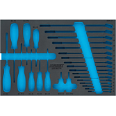 HAZET 2komponentn&iacute; vložka z měkk&eacute; pěny 163-58LN ∙ d x &scaron;: 519 mm x 342 mm