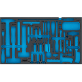 HAZET 2komponentní vložka z měkké pěny 163-605LN ∙ d x š: 691 mm x 392 mm