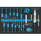 HAZET Sada n&aacute;řad&iacute; 163-627/18 ∙ 18-d&iacute;ln&yacute;