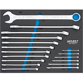 HAZET Sada šroubovacích klíčů 163-640/17 ∙ Vnější dvojitý šestihran trakční profil, Profil vnější šestihran ∙ 17-dílný ∙ <sup>1</sup>⁄<sub>4</sub>″ – 1.<sup>1</sup>⁄<sub>2</sub>″