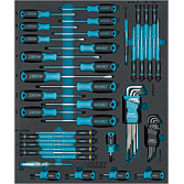 HAZET Sada &scaron;roubov&aacute;ků 163D-6/53N ∙ Profil vnitřn&iacute; &scaron;estihran, Vnitřn&iacute; profil TORX&reg;, Kř&iacute;žov&yacute; profil PH, Profil Pozidriv PZ, Ploch&yacute; profil ∙ 53-d&iacute;ln&yacute; ∙ 1,5&thinsp;&ndash;&thinsp;10 ∙ PH 00&thinsp;&ndash;&thinsp;PH2 ∙ PZ1&thinsp;&ndash;&thinsp;PZ2 ∙ T5&thinsp;&ndash;&thinsp;T40