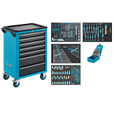 HAZET D&iacute;lensk&yacute; voz&iacute;k Asistent 176N-7 ∙ sortiment 176N-7/256 ∙ 256-d&iacute;ln&yacute; ∙ Z&aacute;suvky, n&iacute;zk&eacute;: 5&times; 81&thinsp;x&thinsp;522&thinsp;x&thinsp;348 mm ∙ Z&aacute;suvky, vysok&eacute;: 2&times; 166&thinsp;x&thinsp;522&thinsp;x&thinsp;348 mm