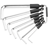 HAZET Sada úhlových šroubováků 2100A/7R ∙ Profil vnitřní šestihran ∙ 7-dílný ∙ <sup>3</sup>⁄<sub>32</sub> – <sup>5</sup>⁄<sub>16</sub>