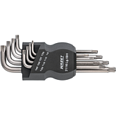 HAZET Sada úhlových šroubováků 2116LG/8H ∙ Vnitřní profil TORX® ∙ 8-dílný ∙ T9 ∙ T10 ∙ T15 ∙ T20 ∙ T25 ∙ T27 ∙ T30 ∙ T40