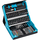 HAZET Sada bitů SmartCase 2200SC-1 ∙ 1/4 palce (6,3 mm) šestihran masivní ∙ Plochý profil, Křížový profil PH, Profil Pozidriv PZ, Profil vnitřní šestihran, Vnitřní profil TORX®, Profil Tamper Resistant TORX® ∙ 69-dílný ∙ 1,5 – 6 ∙ PH1 – PH3 ∙ PZ1 – P