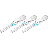 HAZET Bit 2204NSLG-3/3 ∙ 1/4 palce (6,3 mm) šestihran masivní ∙ Profil vnitřní šestihran ∙ 3-dílný ∙ Velikost 3 mm