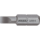 HAZET Bit 2208-4 ∙ 1/4 palce (6,3 mm) šestihran masivní ∙ Plochý profil ∙ Velikost 0,5 x 4 mm