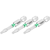 HAZET Bit 2223NSLG-T10/3 ∙ 1/4 palce (6,3 mm) šestihran masivní ∙ Vnitřní profil TORX® ∙ 3-dílný ∙ Velikost T10