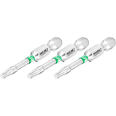 HAZET Bit 2223NSLG-T15/3 ∙ 1/4 palce (6,3 mm) šestihran masivní ∙ Vnitřní profil TORX® ∙ 3-dílný ∙ Velikost T15