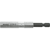 HAZET Adaptér 2239-3 ∙ 1/4 palce (6,3 mm) šestihran masivní ∙ 1/4 palce (6,3 mm) šestihran dutý ∙ Délka: 75 mm