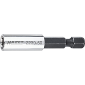 HAZET Adaptér 2239-50 ∙ 1/4 palce (6,3 mm) šestihran masivní ∙ 1/4 palce (6,3 mm) šestihran dutý ∙ Délka: 50 mm