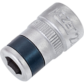 HAZET Adaptér 2250-1 ∙ 1/4 palce (6,3 mm) čtyřhran dutý ∙ 1/4 palce (6,3 mm) šestihran dutý ∙ Délka: 23,5 mm