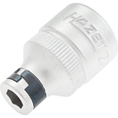 HAZET Adaptér 2250-4 ∙ 1/2 palce (12,5 mm) čtyřhran dutý ∙ 1/4 palce (6,3 mm) šestihran dutý ∙ Délka: 35 mm