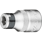 HAZET Adaptér 2250-5 ∙ 1/2 palce (12,5 mm) čtyřhran dutý ∙ 5/16 palce (8 mm) šestihran dutý ∙ Délka: 36 mm