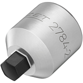 HAZET Nástrčná hlavice pro brzdové třmeny 2784-2 ∙ 3/8 palce (10 mm) čtyřhran dutý ∙ Profil vnitřní šestihran ∙ Velikost 6 mm