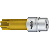 HAZET Přestavovač vačkových hřídelů nástrčná hlavice ∙ s otvorem 2788-T100H ∙ 1/2 palce (12,5 mm) čtyřhran dutý ∙ Profil Tamper Resistant TORX® ∙ Velikost T100H