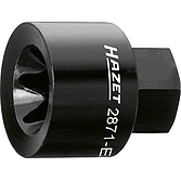 HAZET Nástrčná hlavice pro brzdové třmeny 2871-E24 ∙ 22 mm vnější šestihran ∙ Vnější profil TORX® ∙ Velikost E24