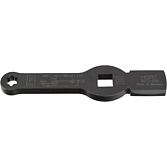 HAZET Rázový očkový klíč ∙ se 2 nárazovými plochami 2872-E18 ∙ 3/4 palce (20 mm) čtyřhran dutý ∙ Vnější profil TORX® ∙ Velikost E18