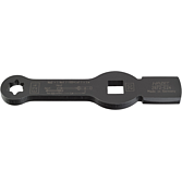 HAZET Rázový očkový klíč ∙ se 2 nárazovými plochami 2872-E24 ∙ 3/4 palce (20 mm) čtyřhran dutý ∙ Vnější profil TORX® ∙ Velikost E24