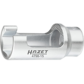 HAZET Nástrčná hlavice pro vstřikovač Siemens s 25 mm 4798-15 ∙ 1/2 palce (12,5 mm) čtyřhran dutý ∙ Profil vnější šestihran ∙ Velikost 25 mm