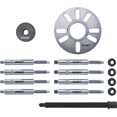 HAZET Sada stahováků nábojů kol / kloubových hřídelí 4935-2/15 ∙ 15-dílný