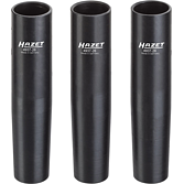 HAZET Sada středicích objímek pro užitková vozidla 4937-26/3 ∙ 1/2 palce (12,5 mm) čtyřhran dutý ∙ 3-dílný