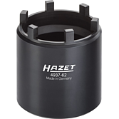 HAZET Čepové klíče pro UV 4937-62 ∙ 3/4 palce (20 mm) čtyřhran dutý ∙ Délka: 85 mm