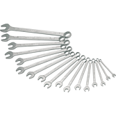 HAZET Sada očkoplochých klíčů 600N/17N ∙ Vnější dvojitý šestihran trakční profil ∙ 17-dílný ∙ 7 – 27