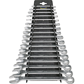 HAZET Sada očkoplochých klíčů 603/17H ∙ Vnější dvojitý šestihran trakční profil ∙ 17-dílný ∙ 6 – 24